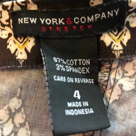 New York & Company Strapless Dress Size 4 Brown - Picture 6 of 7